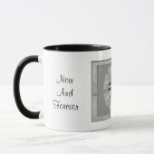 Hochzeitsfoto Silber Personalisiert Tasse (Links)