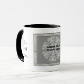Hochzeitsfoto Silber Personalisiert Tasse (Vorderseite Links)