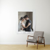 Hochzeitsfoto Wandteppich (Beispiel)