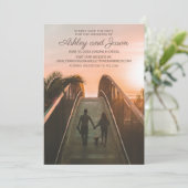 Hochzeitsfoto-Website im Hochformat Save The Date (Stehend Vorderseite)