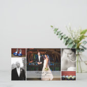 HochzeitsfotoCollage - Danke (Stehend Vorderseite)