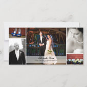 HochzeitsfotoCollage - Danke (Vorderseite)