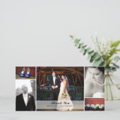 HochzeitsfotoCollage - Danke (Stehend Vorderseite)
