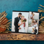 HochzeitsfotoCollage mit vertikalem ZigZag Fotoplatte (Seite)