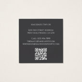 Hochzeitsfotograf 2 Foto Personalisierter QR-Code (Rückseite)