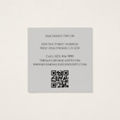 Hochzeitsfotograf 2 Foto Personalisierter QR-Code (Rückseite)