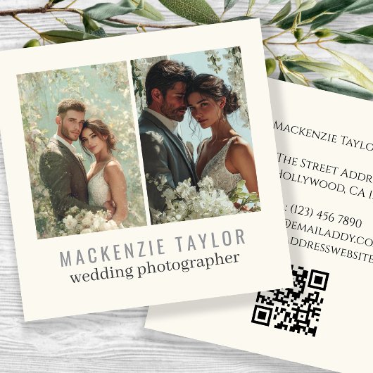 Hochzeitsfotograf 2 Foto Personalisierter QR-Code