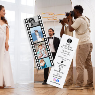 Hochzeitsfotograf Filmstreifen Visitenkarte