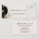 Hochzeitsfotograf Geschäfts Karte (Vorne/Hinten)
