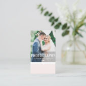 Hochzeitsfotograf Visitenkarte (Stehend Vorderseite)