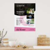 Hochzeitsfotografie Custom Poster (Küche)