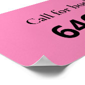 Hochzeitsfotografie Custom Poster (Ecke)