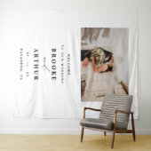 Hochzeitsfotografie im Hintergrund mit Foto Wandteppich (Beispiel (Horizontal))