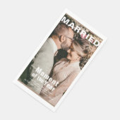 Hochzeitsfotografie Napkin hinzufügen Serviette (Ecke)