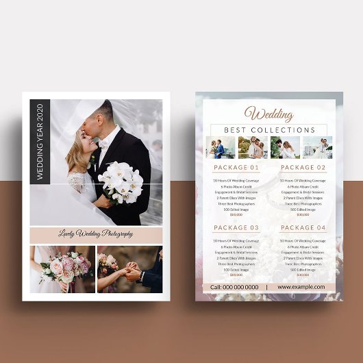 Hochzeitsfotografie-Preisliste Vorlage