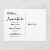 Hochzeitsfotos Save the Date Postkarten | Günstig (Rückseite)