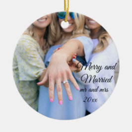 Hochzeitsfreunde Ein Hochzeitstag Keramik Ornament