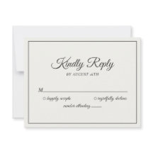 Hochzeitsfreundlich Antwort Moderne Creme & Soft B