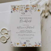 Hochzeitsfrühstück der Wildblume Sonnenschein im H Einladung