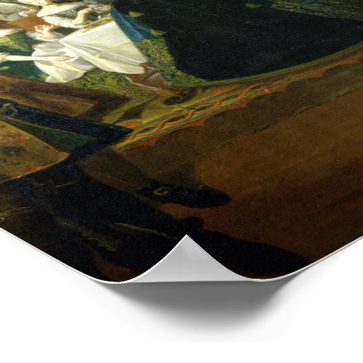 Hochzeitsfrühstück Poster (Ecke)