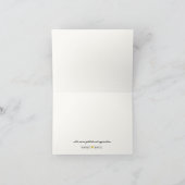 Hochzeitsgarantie für Wasserfarben Dankeskarte (Innenseite)