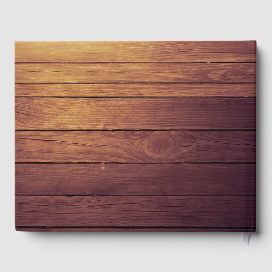 Hochzeitsgast Blumenstrauß Lights Holzosen Gästebuch (Rückseite)