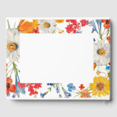 Hochzeitsgast-Buch Floral Summer Blume Gästebuch (Rückseite)