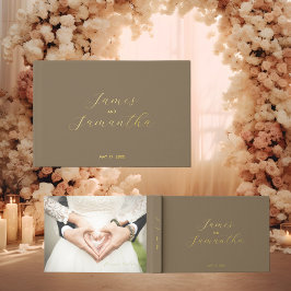 Hochzeitsgast | Dunkelneutral Gästebuch