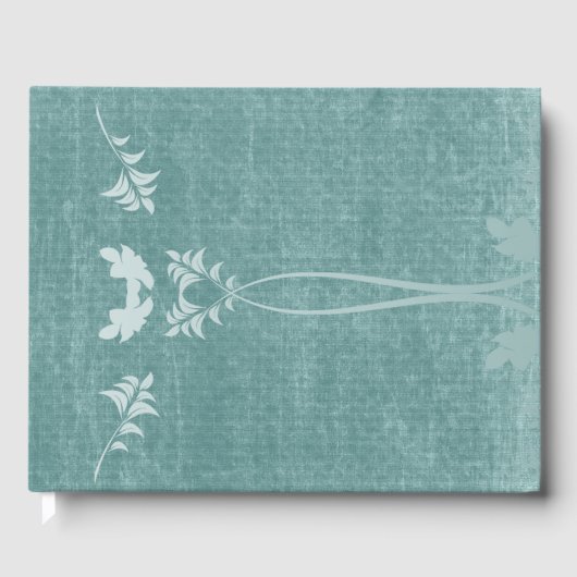 Hochzeitsgast, festliche Dekoration, schönes Desig Gästebuch (Vorderseite)