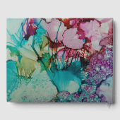 Hochzeitsgast-Gästebuch für farbenfrohe Kunst Gästebuch (Rückseite)