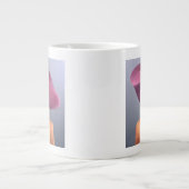 Hochzeitsgast Jumbo-Tasse (Vorderseite)