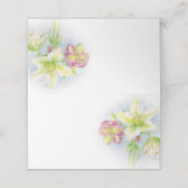 Hochzeitsgast Platzkarten (Außenseite Aufgefaltet)