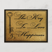 Hochzeitsgast-Ticketkarte für glückliches Paar Hinweiskarte (Vorderseite)