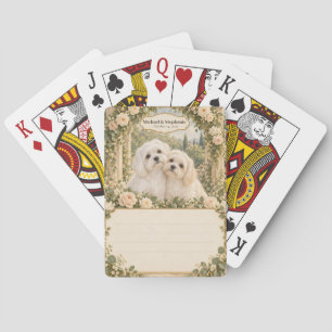 Hochzeitsgästebuch-Unterschriften-Deck für Maltese Spielkarten