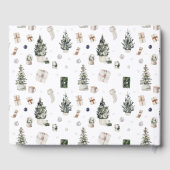 Hochzeitsgästebuch Weihnachtsbaum Gästebuch (Rückseite)