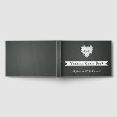 Hochzeitsgattel aus Papier Gästebuch (Voll)