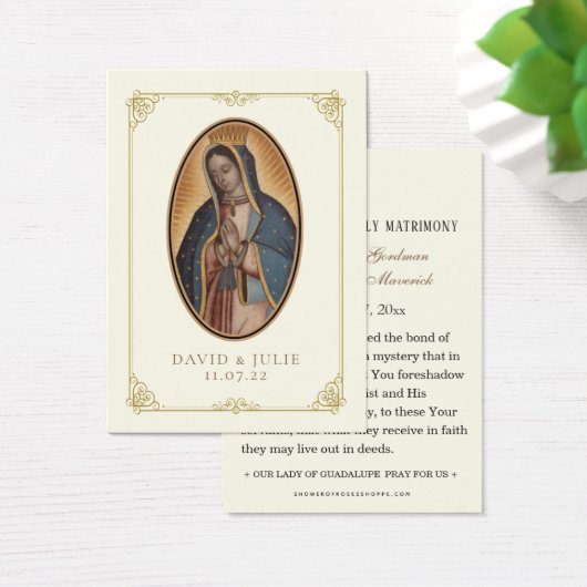 Hochzeitsgebet für Elfenbein und Gold-Katholische (Schreibtisch)