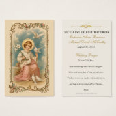 Hochzeitsgebet Kind Jesus Katholisch (Vorne & Hinten)