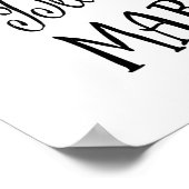 Hochzeitsgebet-Plakatdruckkunst Poster (Ecke)