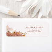 Hochzeitsgebirge Wildblume Rücksendeadresse (Insitu)