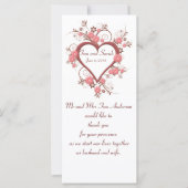 Hochzeitsgefälligkeit, Extravaganter Herzrahmen (Vorderseite)