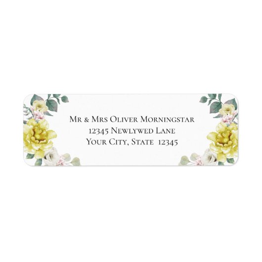 Hochzeitsgelbe Blumen (Vorne)