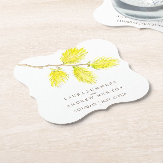 Hochzeitsgelbe Katkins-Untersetzer Untersetzer (angewinkelt)