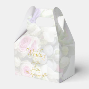Hochzeitsgeschenk - Braut mit farbenfrohem Hochzei Geschenkschachtel