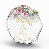 Hochzeitsgeschenk - Braut mit farbenprächtigem Hoc Fotoblock (Rechts)