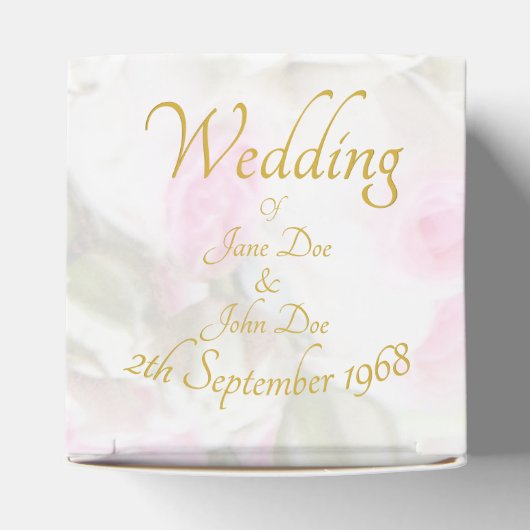 Hochzeitsgeschenk - Braut mit farbenprächtigem Hoc Geschenkschachtel (Oben)