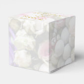 Hochzeitsgeschenk - Braut mit farbenprächtigem Hoc Geschenkschachtel (Rückseite)