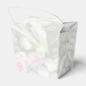 Hochzeitsgeschenk - Braut mit farbenprächtigem Hoc Geschenkschachtel (Rückseite)