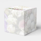 Hochzeitsgeschenk - Braut mit farbenprächtigem Hoc Geschenkschachtel (Rückseite)