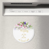 Hochzeitsgeschenk - Braut mit farbenprächtigem Hoc Magnet (In Situ (Geschirrspüler))